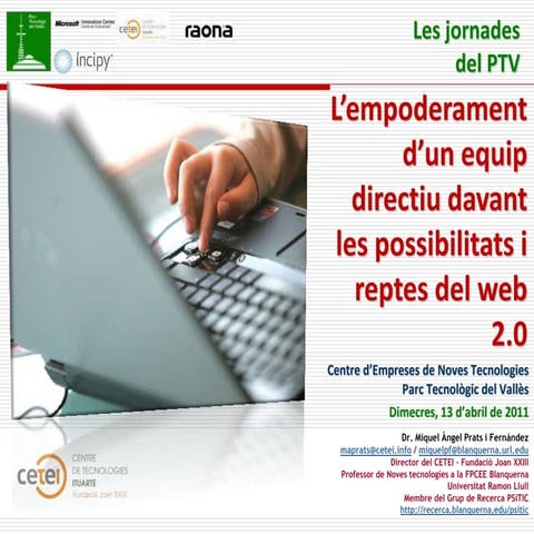 Empoderament equip directiu web 2.0