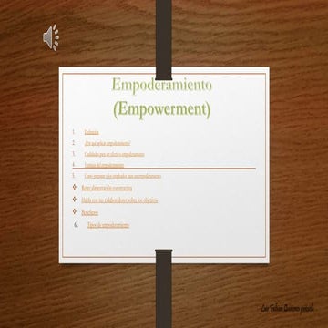 Empoderamiento