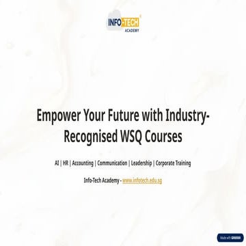 Empower Your Future with Industry-Recognised WSQ Courses in Singapore ...