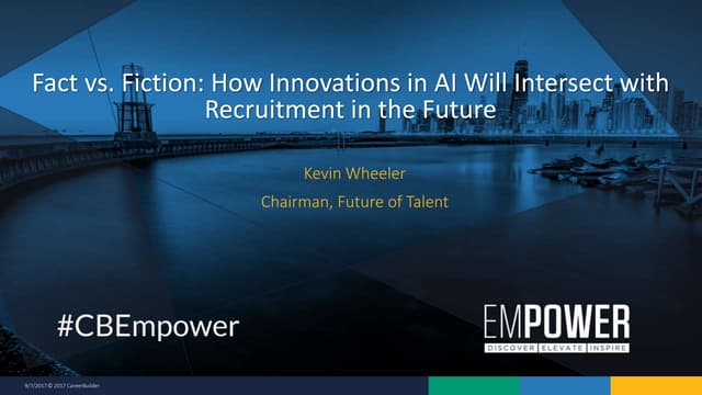 Fact vs. Fiction: How Innovations in AI Will Intersect with Recruitment in th...