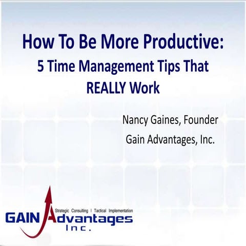 Empower Denver - 5 Time Management Tips That Really Work