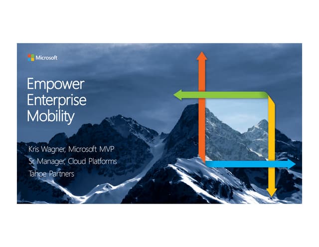 Empower Enterprise Mobility with Microsoft EMS