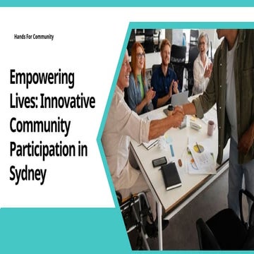 Empowering Lives: Innovative Community Participation in Sydney