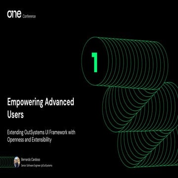 Empowering Advanced Users: Extending OutSystems UI Framework with ...