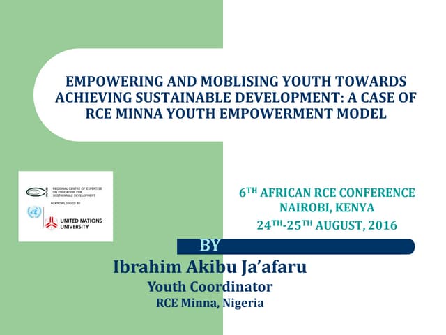 A Case of RCE Minna Youth Empowerme...