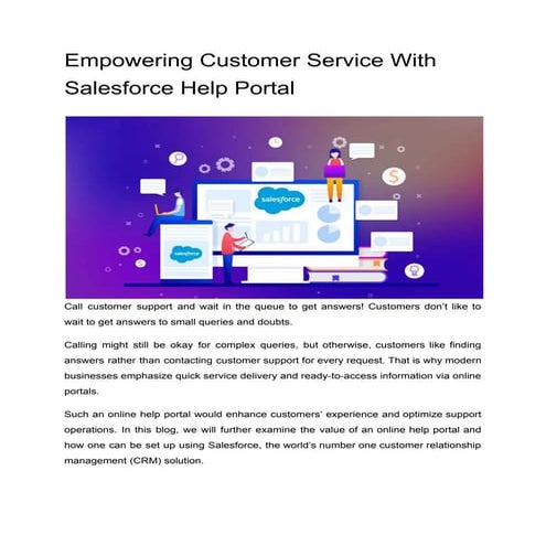 Empowering Customer Service With Salesforce Help Portal.pdf