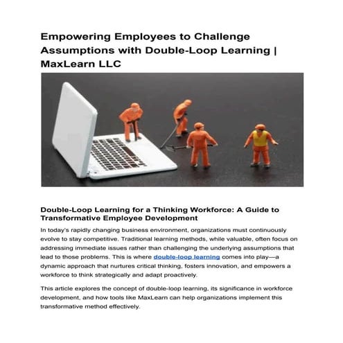 Double Loop Learning vs. Single Loop Learning_ Why It Matters for ...