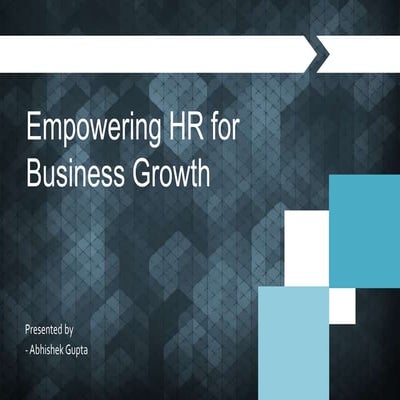  Empowering hr for business growth