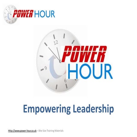 Empowering leadership