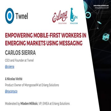 Empowering mobile first workers in emerging-markets using messaging