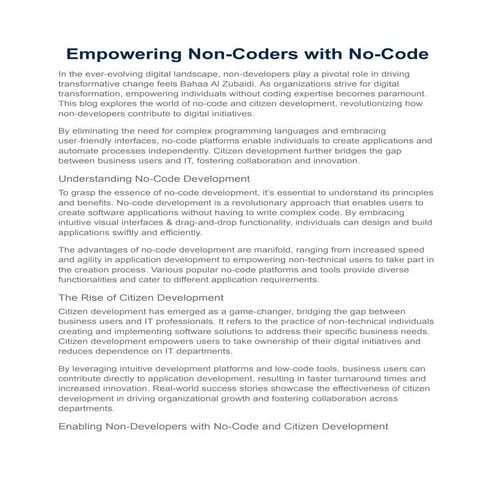 Empowering Non-Coders with No-Code.pdf