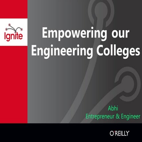 Empowering our engineering colleges