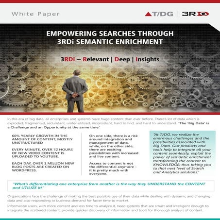 Empowering Search Through 3RDi Semantic Enrichment