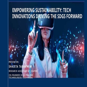 Empowering Sustainability : women in leadership conference