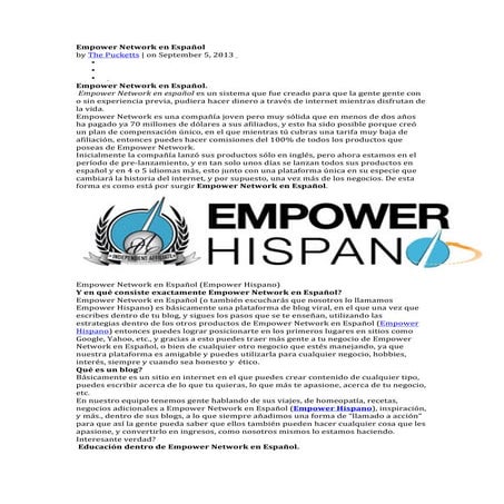 Empower network en español
