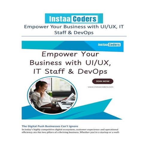 Empower Your Business with UI/UX, IT Staff & DevOp
