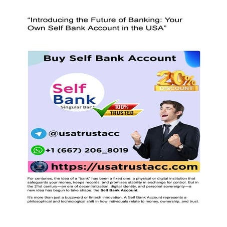“Empower Your Money. Empower Yourself. The U.S. Self Bank Account Is Here.”.pdf