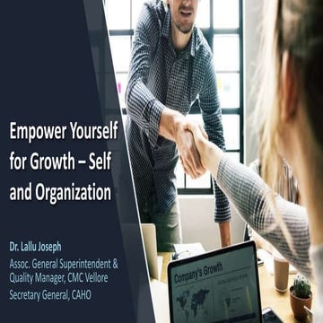 Empower yourself for growth self and organization 