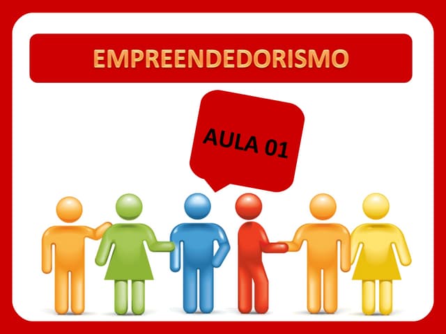 Empreendedorismo   aula 1