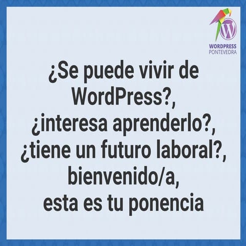 WordPress - Oportunidades laborales
