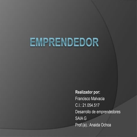 Emprendedor