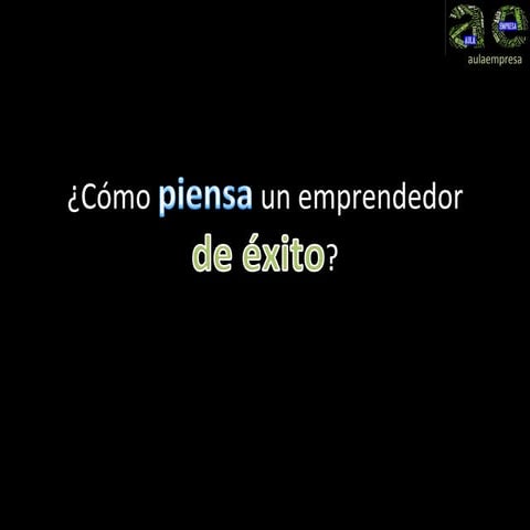 Emprendedor éxito