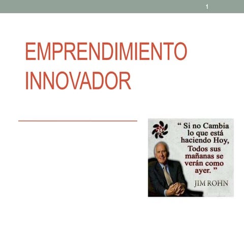 Emprendimiento Innovador
