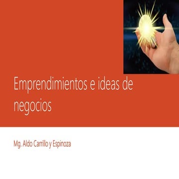 Emprendimientos ideas negocios