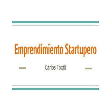 Emprendimiento Startupero