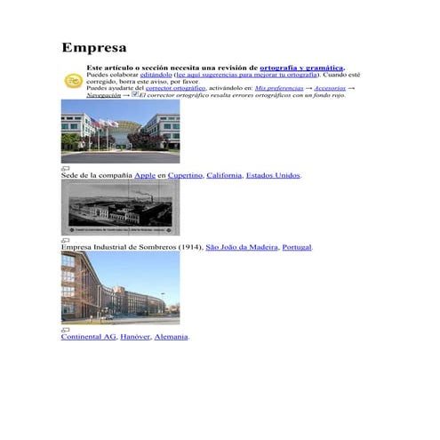 Empresa tarea