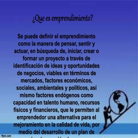 para personas emprendedoras