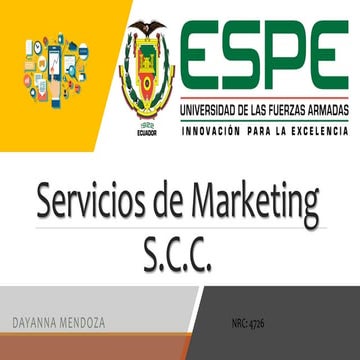 Servicios de Marketing S.C.C. Empresa de Investigación de Mercados