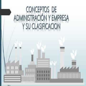 clasificacion de las empresas | PPTX