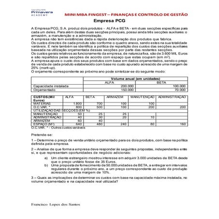Empresa pcg exercício | DOCX