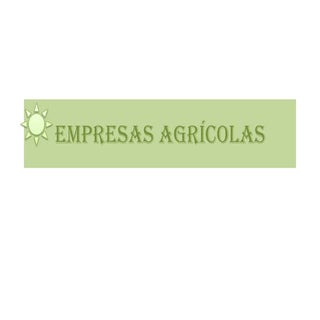 Empresas agrícolas