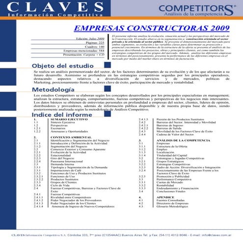 Empresas Constructoras 2009