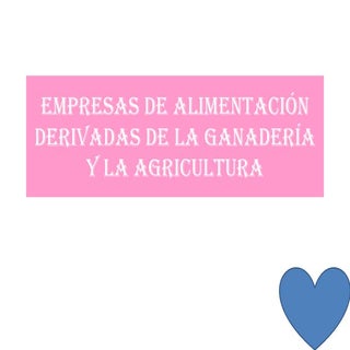 Empresas de alimentación ganadería ...