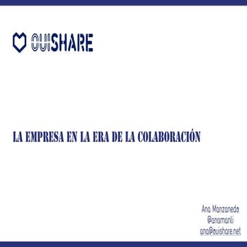 Empresas en la era de la colaboración