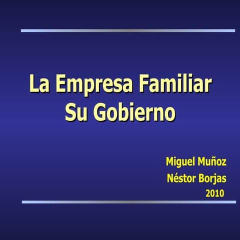Empresas Familiares  Su Gobierno  Material 5[1]