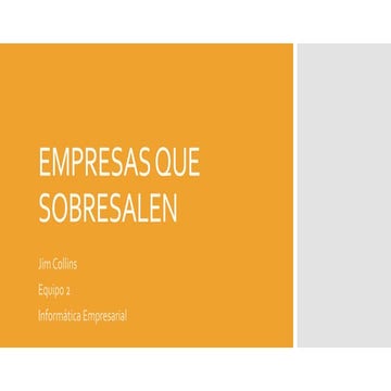 Empresas que sobresalen ok