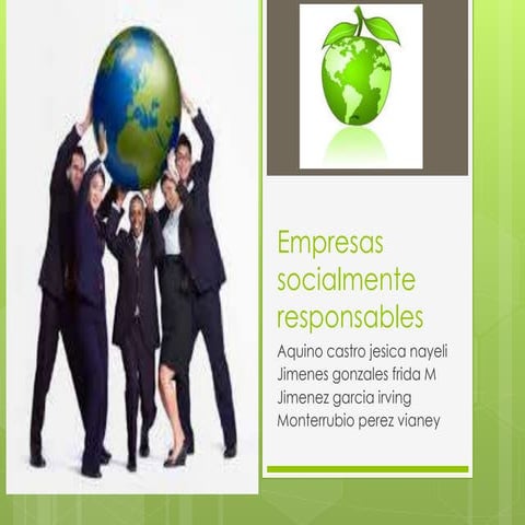 Empresas socialmente responsables