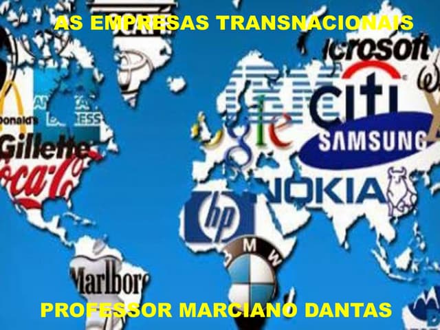 Mapa Das Corporacoes Transnacionais Transnacionais Mundo Educação