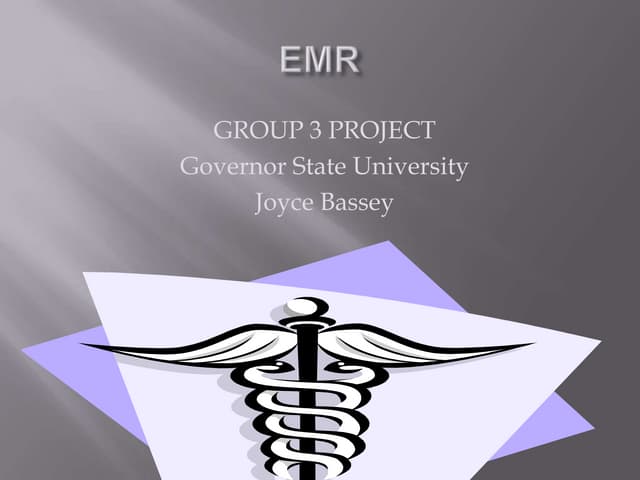 Emr joyce presentation nur 307