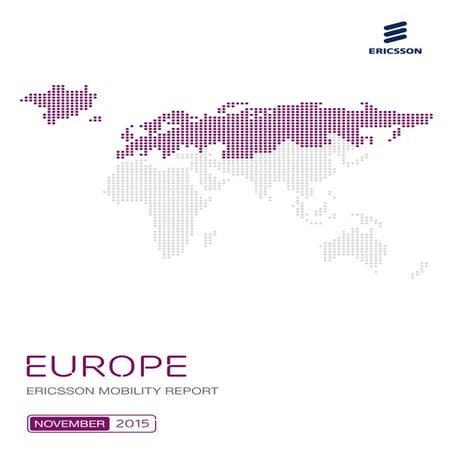Ericsson Mobility Report, November 2015 - Regional report Europe