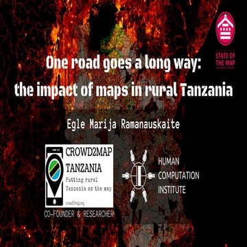 One road goes a long way: the impact of maps in rural Tanzania