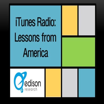 iTunes Radio: Lessons from America