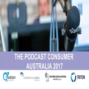 The Podcast Consumer Australia 2017