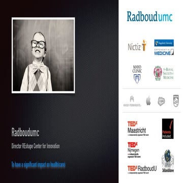 Slides Exponential Medicine 2014 San Diego Lucien Engelen & Jeroen Tas