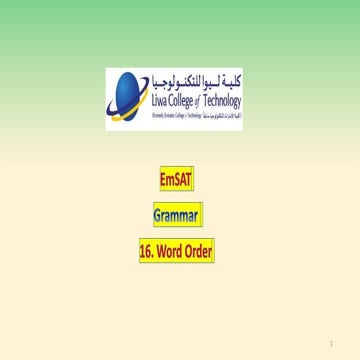 EmSAT GRAMMAR new theme.ppt