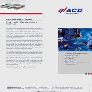 EMS-Dienstleistungen